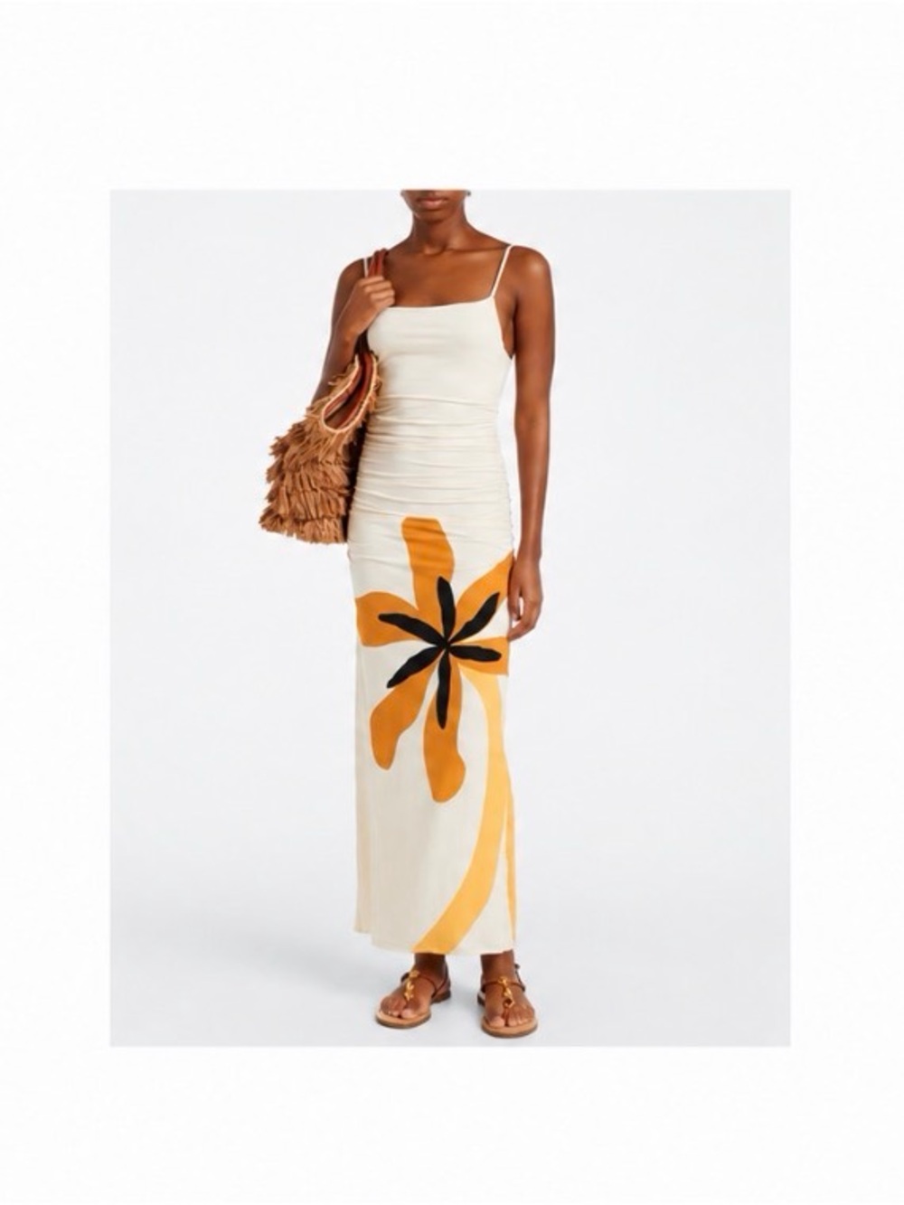Cala de la Cruz - Kim floral jersey maxi dress